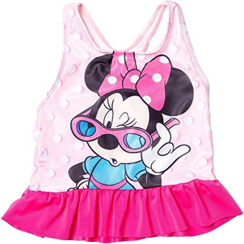 Disney Minnie Mouse Racerback Tankini Top and Bikini Bottom Swim Set Infant to Big Kid2