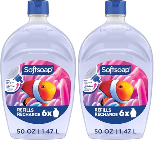 Softsoap Liquid Hand Soap Refill, Aquarium Series - 50 Fluid Ounce (Pack of 2)