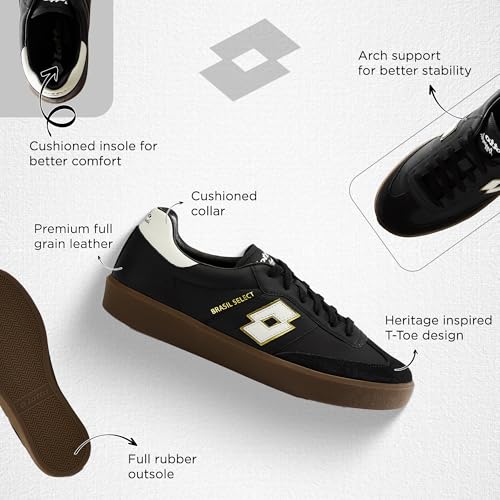 Image of Lotto Men Brasil Select OG Leather Sneakers