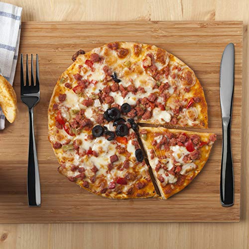 Neadas roestvrij staal zwart bestek bestek lepel vork messen set, 24-delig voor 6 personen - Image 5