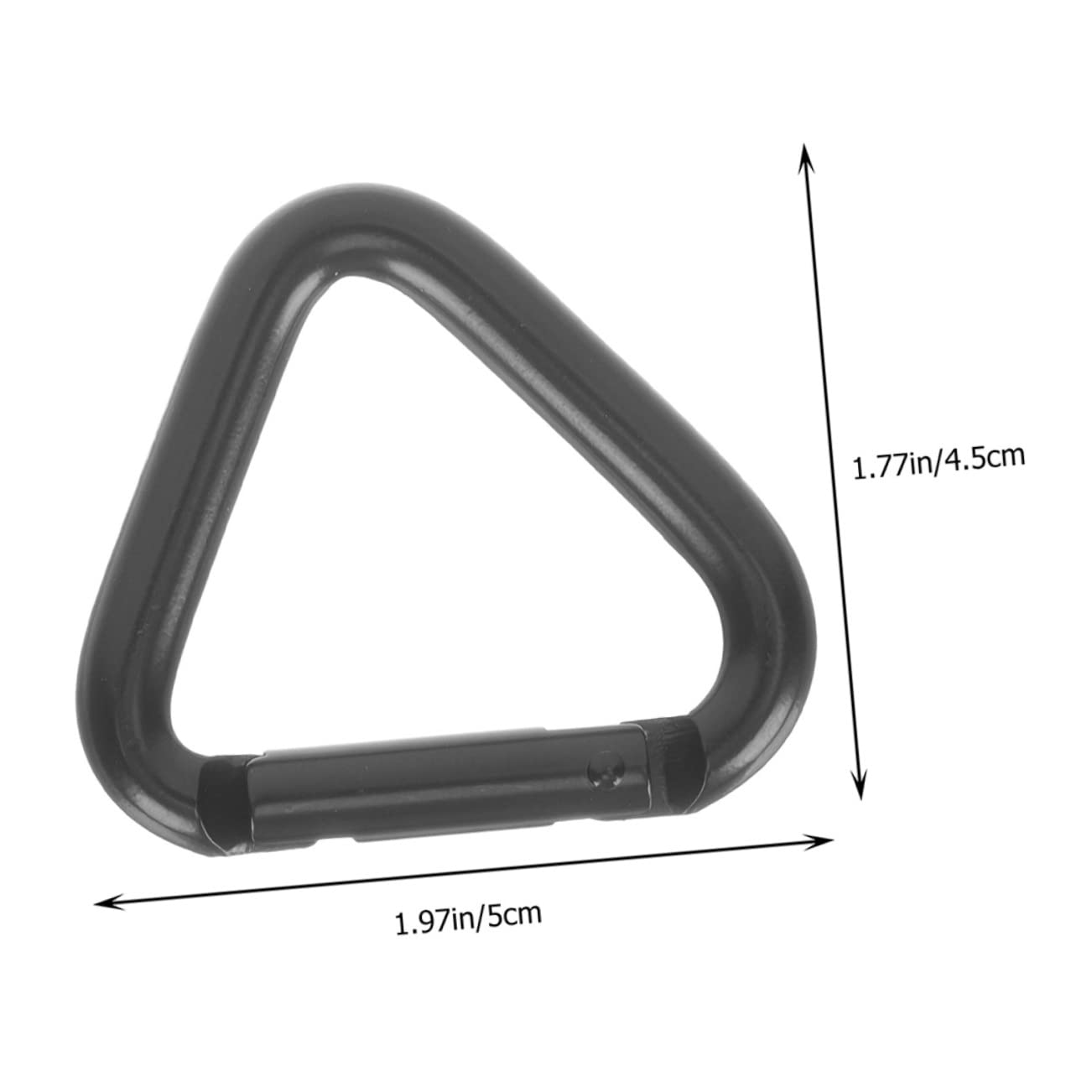 BCOATH Aluminum Alloy Carabiner Clip Triangle Climbing Buckle Small for Camping