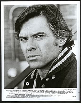 MOVIE PHOTO: ENDANGERED SPECIES-8X10 B&W PHOTO-ROBERT URICH CLOSE-UP FN