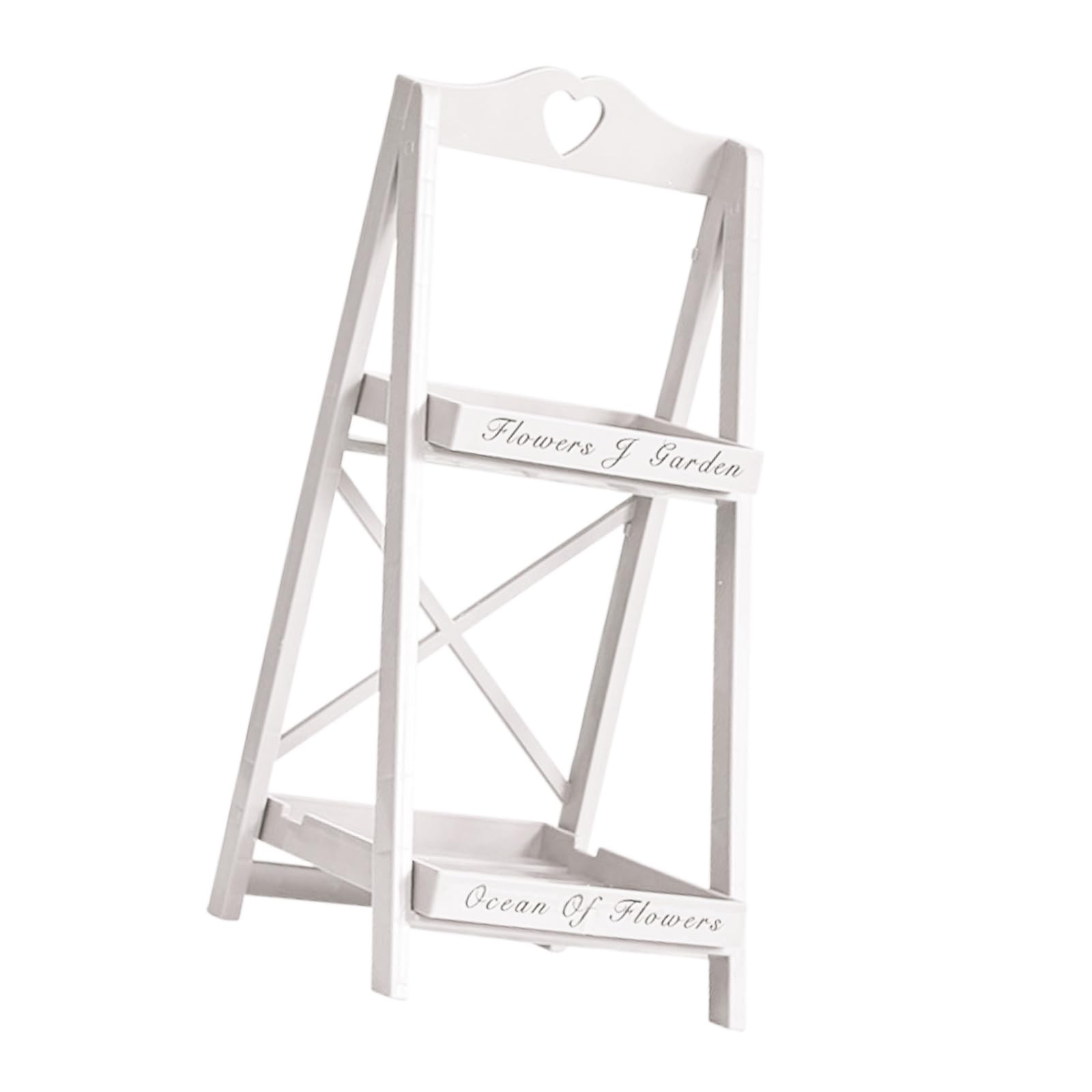 carotoe Freestanding Foldable Shelving Unit Practical Multi LayerPlant Stand Shelves for Household or Storage Needs Balcony Garden Decors