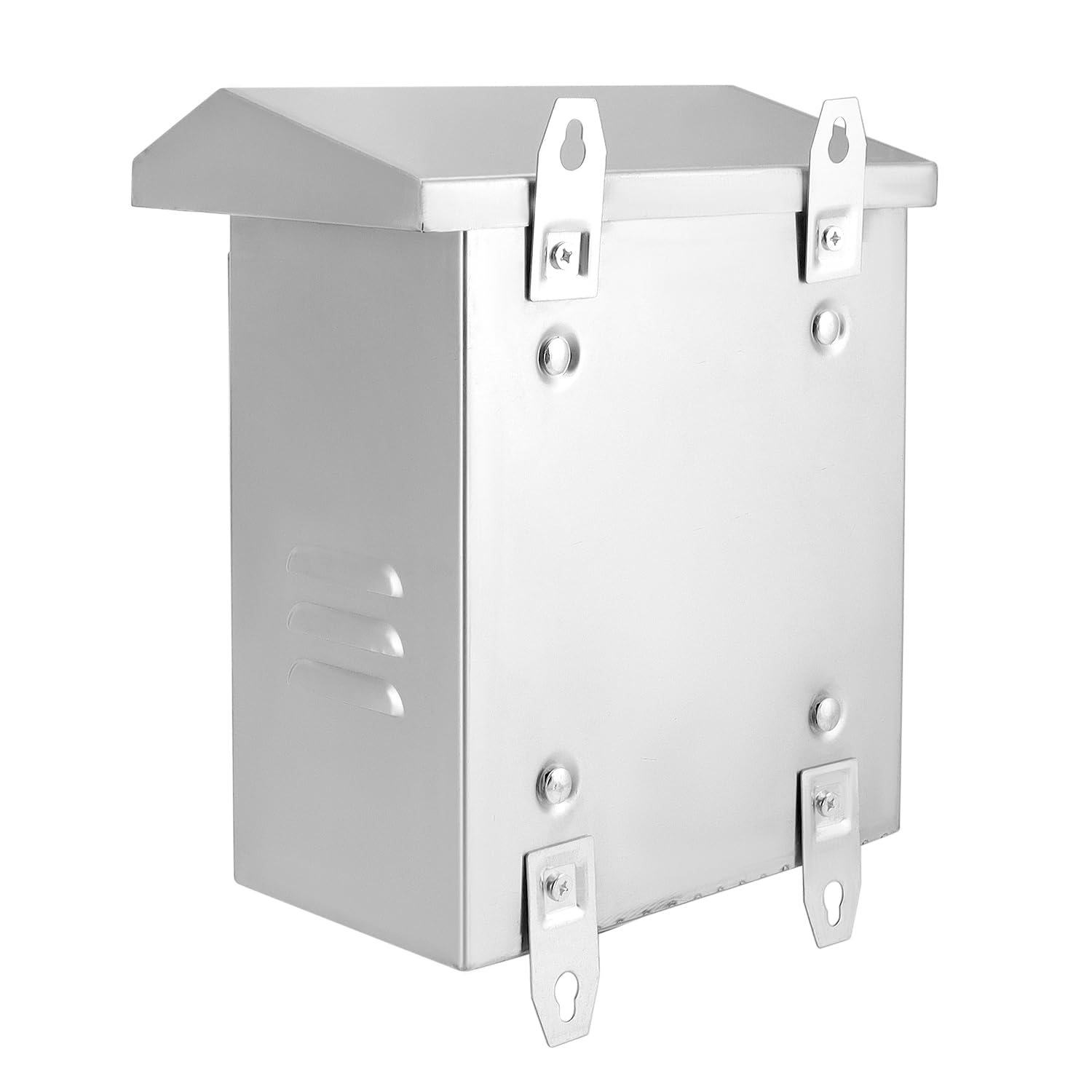 QWORK® Coffret Electrique Etanche Exterieur - 32X25X16 cm - Acier Inoxydable 304 - Boîte Électrique Mural à Serrure