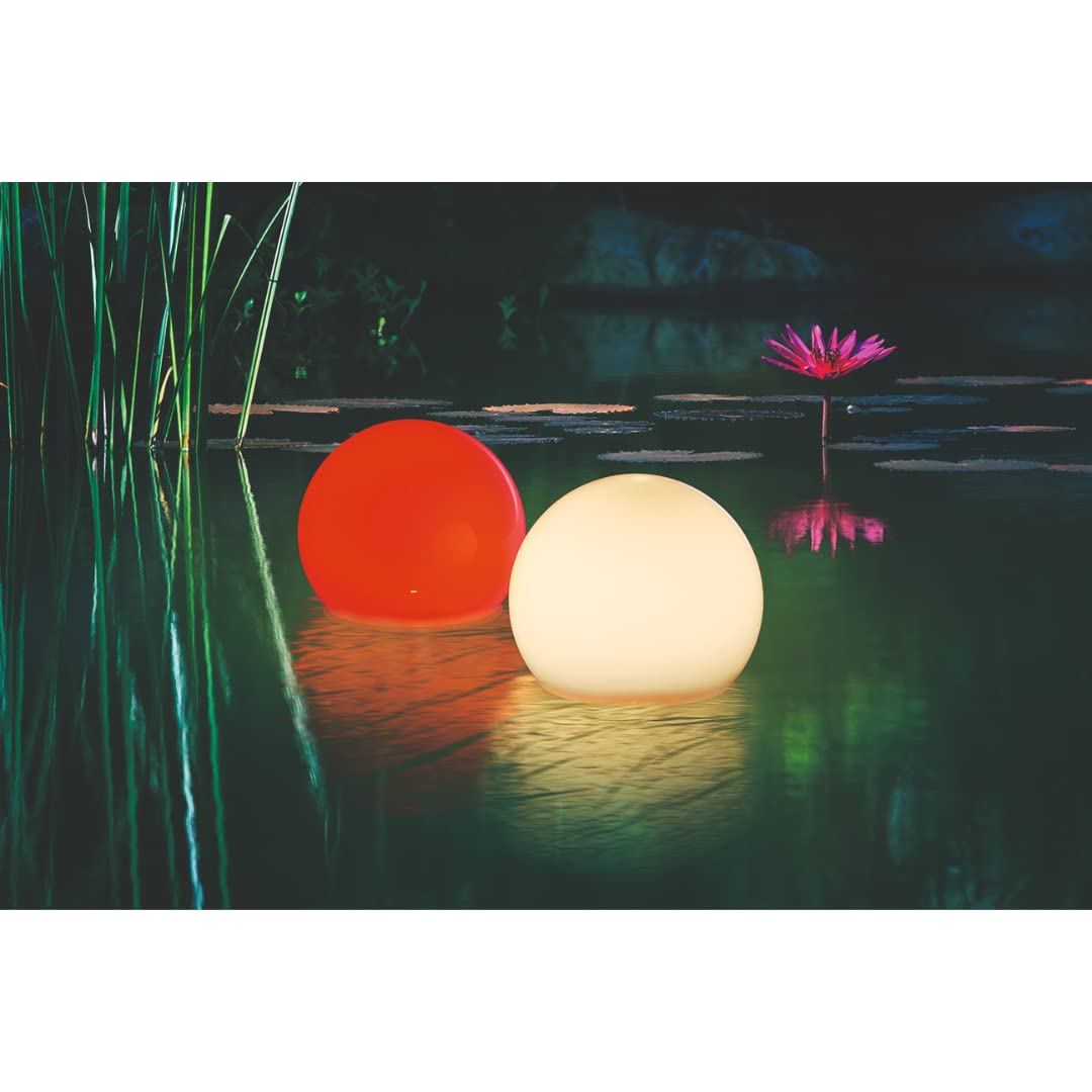 Esotec Solarkugeln für außen Solar Schwimmkugeln Gartenteich 2er Set 102126