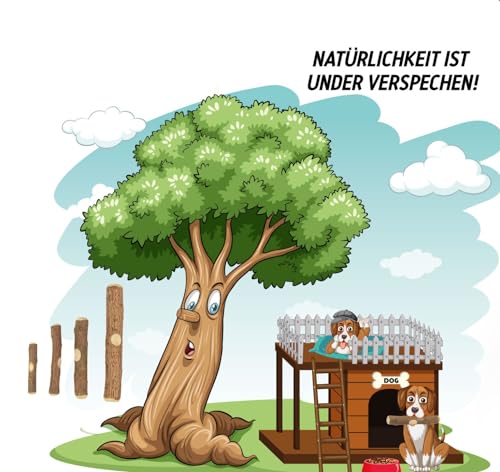 Natürlicher Kauknochen aus Neemholz für Welpen XS | Sicheres & Zahnpflegendes Kauspielzeug | Langanhaltender Kauspaß & Beschäftigung | Kaustab aus Neem Holz für Welpen & Kleine Hunde (S)