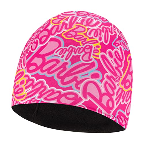 GO CRAZY Gorro infantil para niña primavera "Barbie" - Gorro infantil - Gorro para correr - Ropa de ciclismo - Gorro de ciclismo - Ropa de correr - Ropa para niñas Rosa. Talla única Cover