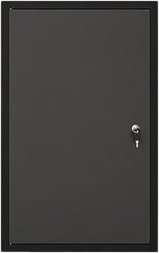 Metal Universal Flush Access Panel, Vertical Wall Plates Inspection Door Frames, Plumbing Access Hatch with Key Lock for Household Outdoor GrillingGray-B