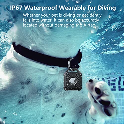 Sichy Custodia per Airtag Apple con Anello