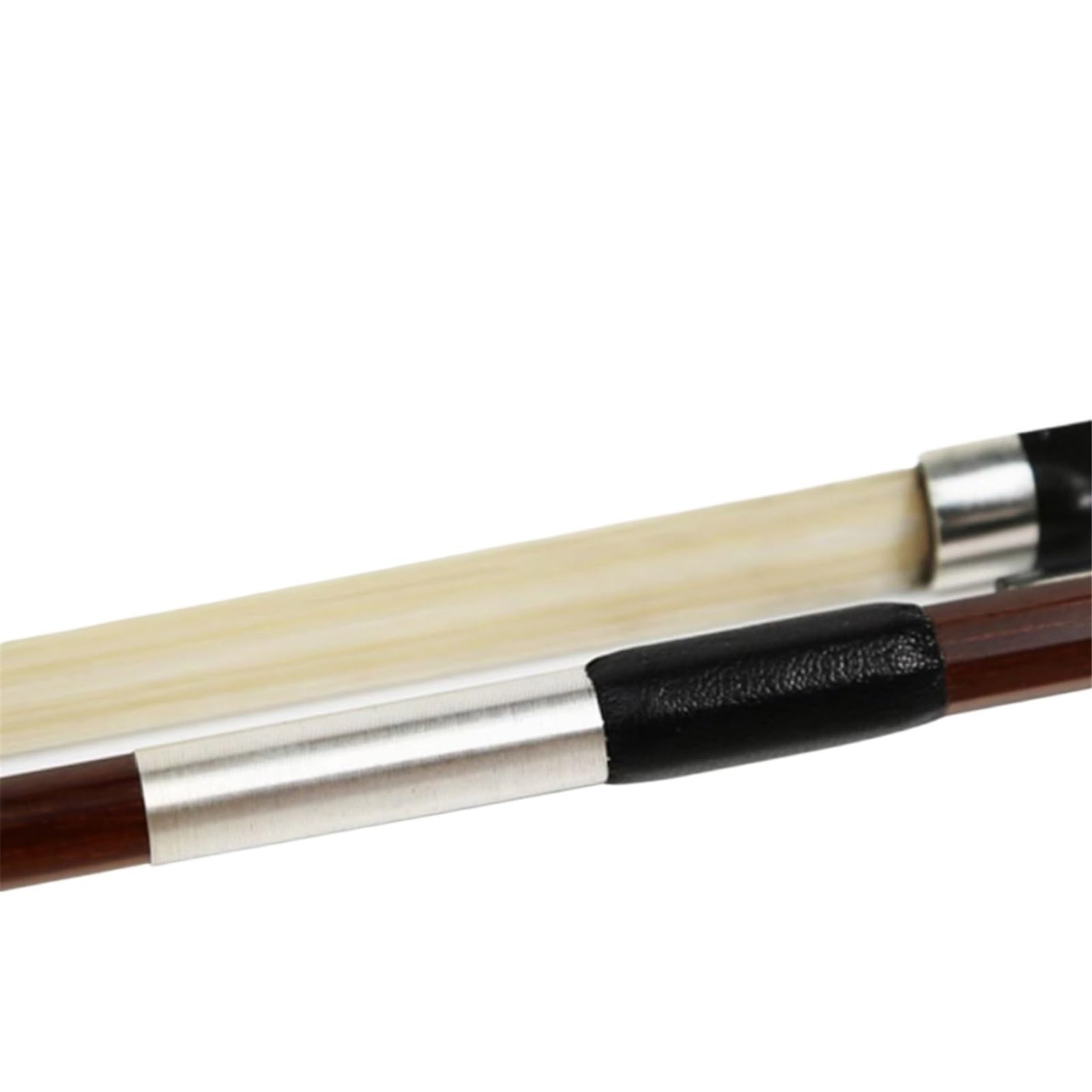 Professioneller Geigenbogen Violinbogen Ausgewählt Brasilianisches Holz Pferdeschwanzhaar Silberdraht Professionelle Leistung Erwachsene 4/4