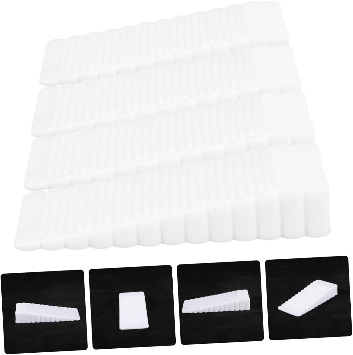 Mipcase 4pcs Rubber Leveling Shims for Furniture Medium Table and Sofa Levelers Non-Slip Design for Doors Windows and Home Office Use