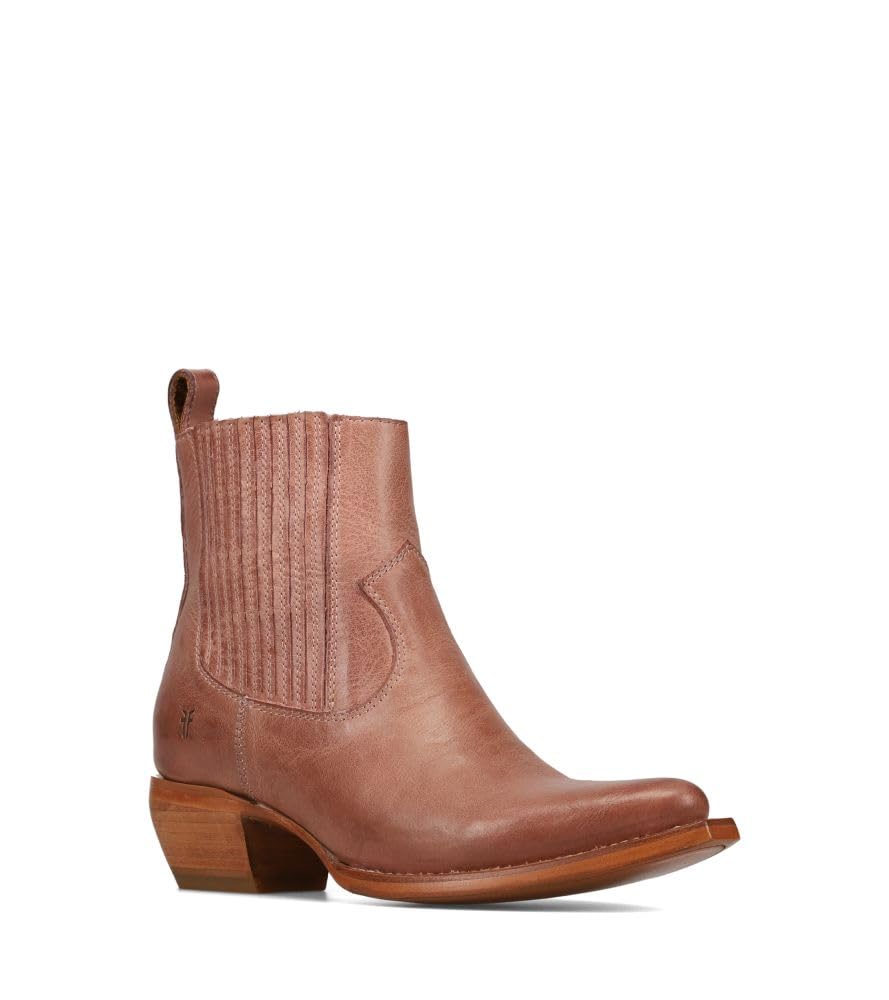 Frye Sacha Chelsea Boots for Women - Premium Leather Stylish Ankle Booties Comfortable All-Day Wear Versatile Fashion Staple