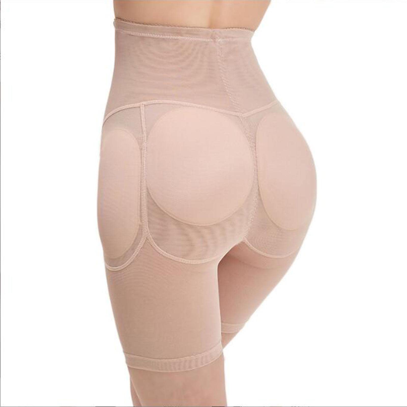 SECRET DESIRE Creations Women Hip Up Fake Insert Pad Butt Enhancer Booster Removable Shapewear Beige-image-3