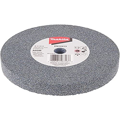 Makita Piedra de afilar A60M, 150 x 16 x 12,7 mm, B-51910