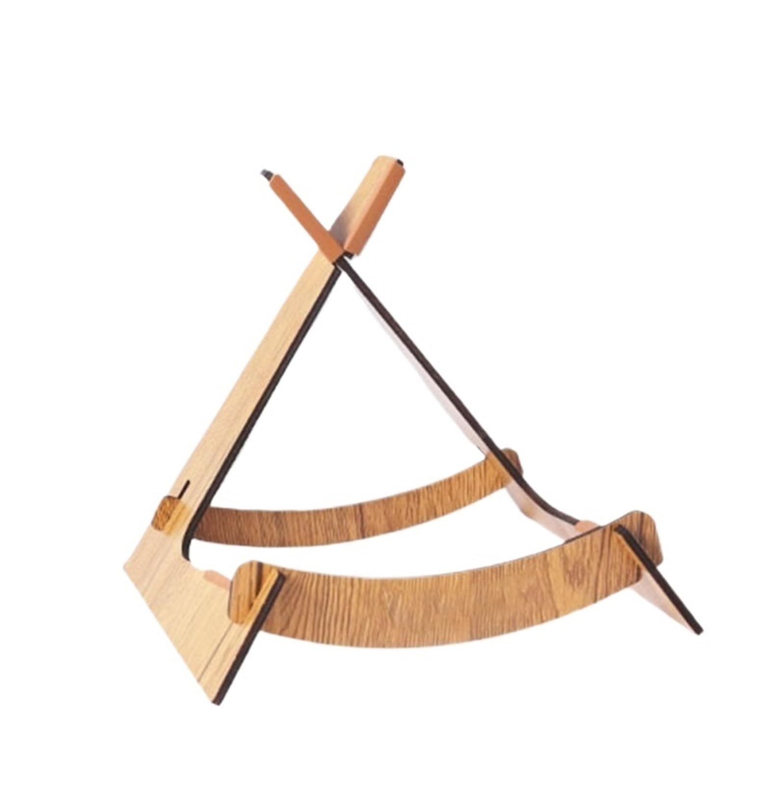 GCYEIDMA Guitar Stand Wood Wooden Guitar Stand Holder Floor Rack Bass Display Ukulele Violin Universal Instrument(Light Wood)