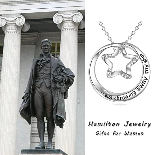 WINNICACA Sterling Silver Music Note Necklaces Created Opal Rose Necklace Gymnastics Jewelry Gifts for Women Teen Girls Dance Lovers Teacher2