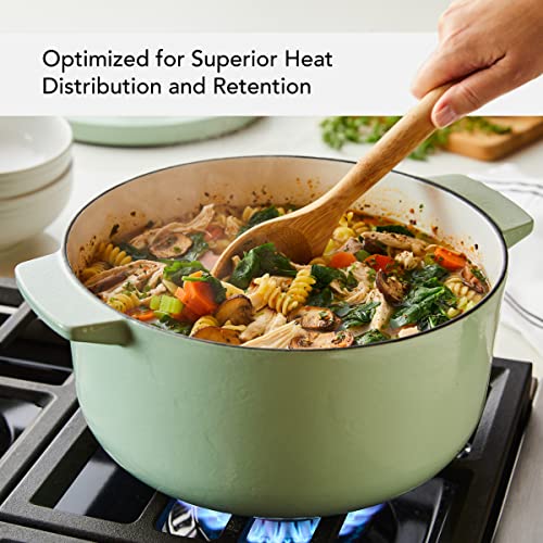 Image of KitchenAid Enameled Cast Iron Dutch Oven /Casserole, 6 Quart, Pistachio