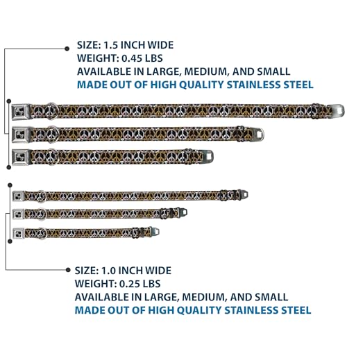 Collier de chien Buckle Down ecran large pour stopper les ouvertures accidentelles d'attache - 4