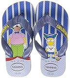 [ハワイアナス] キッズ ビーチサンダル (ザ・シンプソンズ)[ HA5-056 SIMPSONS ] おしゃれ 海 ビーサン NBL_ブルー 20 cm