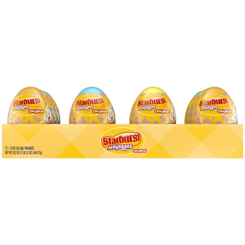 STARBURST Original Jelly Bean Egg Easter Candy, 1.6 Oz 12