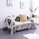 Décoratif: cette couverture de jet ajoute une texture supplémentaire à votre décor et transforme votre pièce en un espace accueillant.Les couleurs vives permettent un mélange et une correspondance faciles avec votre décor ou d'autres pièces d'accent.