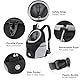 M MUNCASO Hundetrage-Rucksack Welpentasche Kleine Haustier-Fronttasche mit Atmungsaktivem, Head-Out-Design, Wasserdichter Boden für Reisen, Outdoor, Wandern