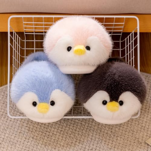 Cute Penguin Plush Slippers Animal Stuff Winter Home Slippers Cozy Furry Fluffy Soft Fleece Indoor House Shoes for Bedroom4