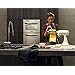 KitchenAid Artisan 5KSM150PSEER Robot Da Cucina 4,8L - Rosso Imperiale, 300W, Incl. Ciotola 3L E Fruste