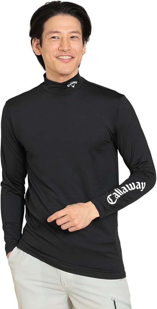 HIGH NECK SHIRT ハイネックシャツ　長袖 Amazon | [キャロウェイ] メンズ 長袖 ハイネックシャツ HI-NECK SHIRT