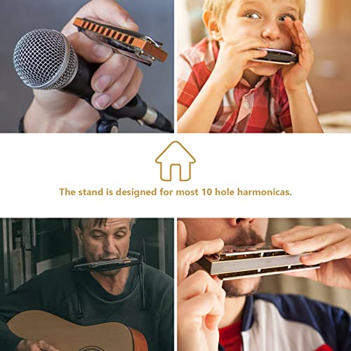 ERINGOGO Supports De Cou Harmonica 10 Trous Support D’harmonica Métal Mains Libres Support De Cou De Harpe Support D… - Les Beatles, Paul McCartney, John Lennon, RIngo Starr, George Harrison ERINGOGO Supports De Cou Harmonica 10 Trous Support D'harmonica Métal Mains Libres Support De Cou De Harpe Support D… – Image 7