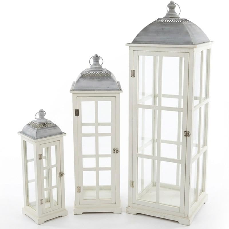 Lanternes en bois et métal esprit maison de famille pour une ambiance chaleureuse