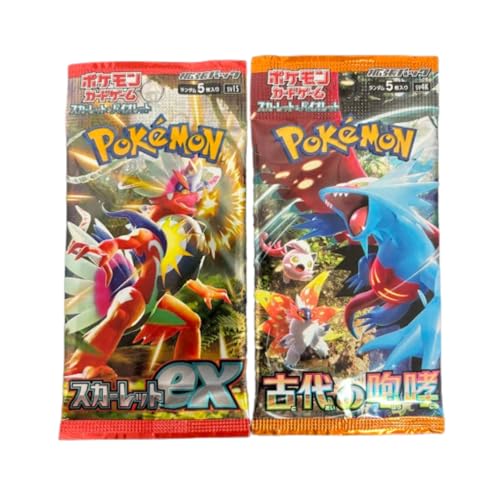 Random Pokemon Japanese Booster Pack Lot of 4