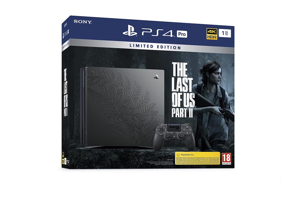 Sony PlayStation 4 Pro 1 To Édition Spéciale The Last of Us part II Limitée, Avec le jeu inclus + 1 manette sans fil DUALSHOCK 4 V2 personnalisée [Edizione: Francia]