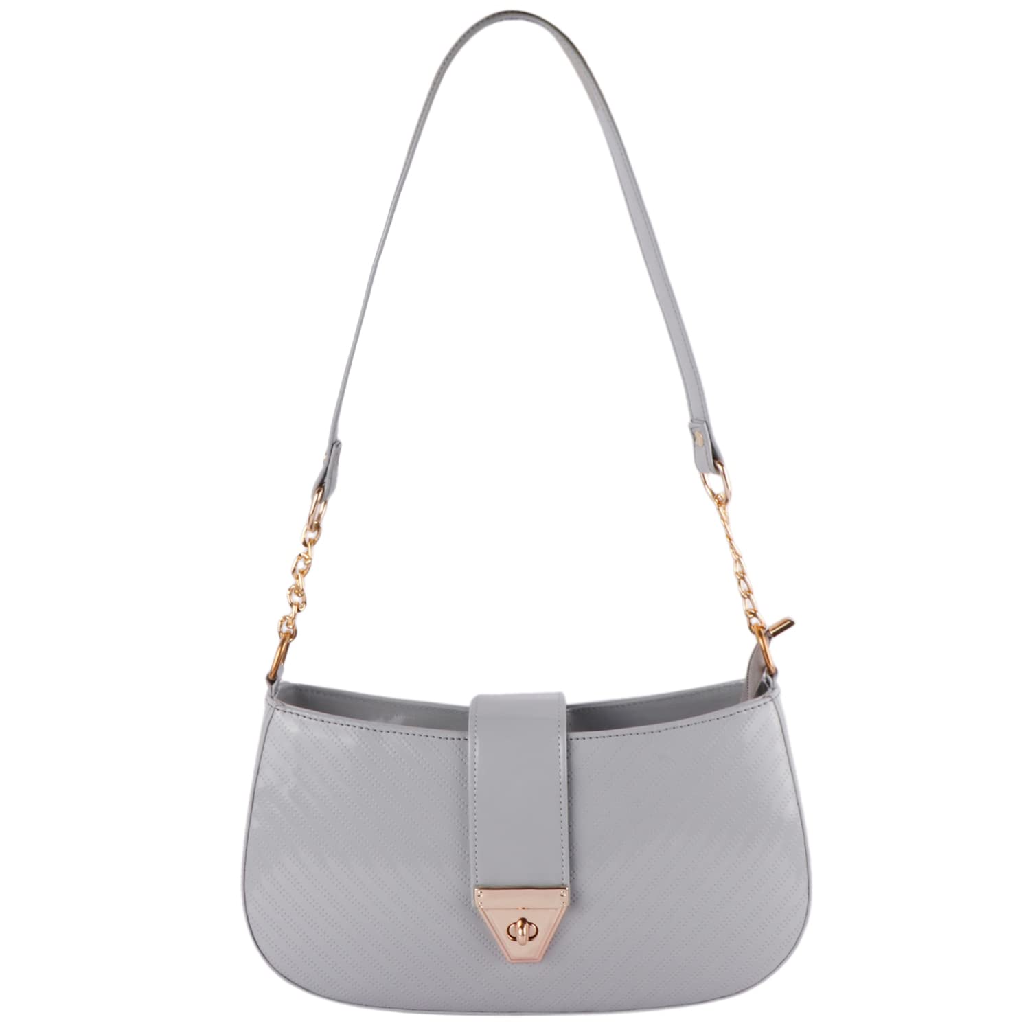 GM CREATIONSLeatherette Formal Casual Beauty Fashion Latest Stylish Shoulder Cross-body Side Sling Handbag With Non-Detachable Travel Chain Short strap For Women & Girl