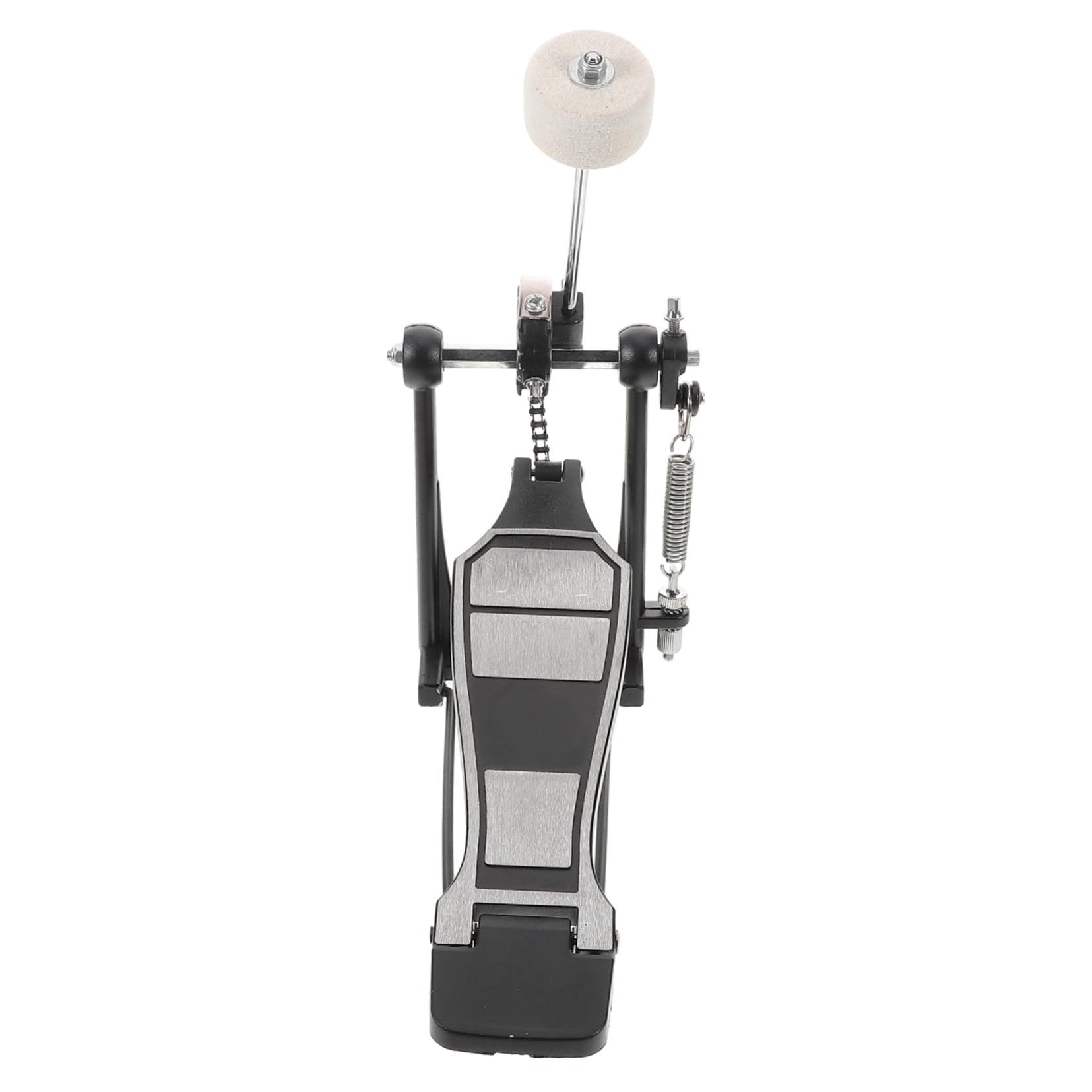 Didiseaon Pedale per Cassa Batteria Singolo in Lega di Alluminio con Martello Antiscivolo Portatile per Batteria Jazz e Acustica