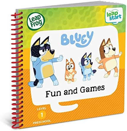 LeapFrog LeapStart Preschool (Level 1) Bluey Fun and Games Activity Book (English Version) - 1