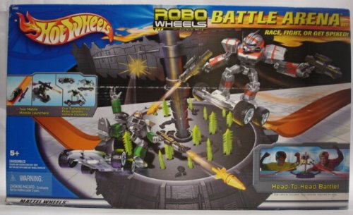 Amazon | HOT WHEELS ROBO WHEELS BATTLE ARENA SET（ホットウィール