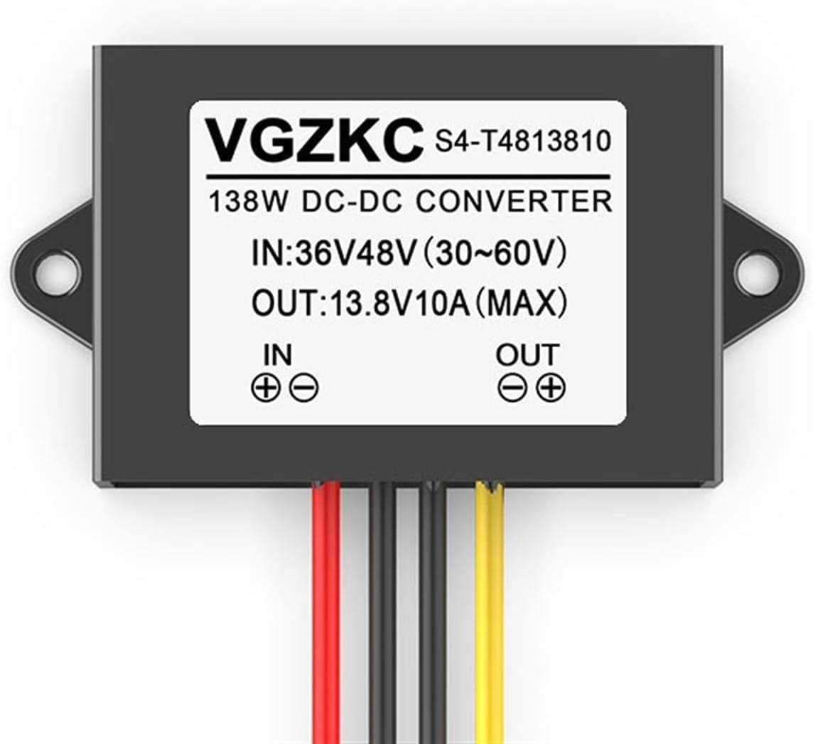 36V48V to 13.8V 5A 8A 10A DC Step-Down Module 20-60V to 13.8V car Power Converter(36V48V to 13.8V 10A)