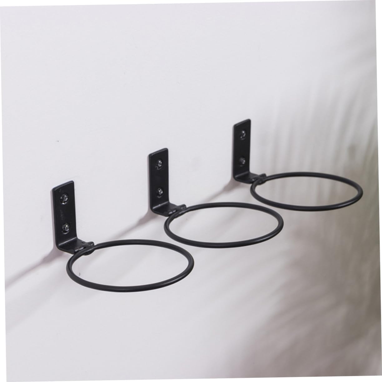Mipcase 9pcs Wall Mounted Metal Iron Flowerpot Holder Planter Bracket for Use Easy to Install Screws