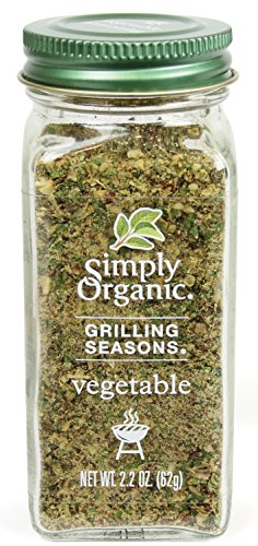 Simply Organic Grilling Seasons Vegetable Seasoning, 2.2 Ounce