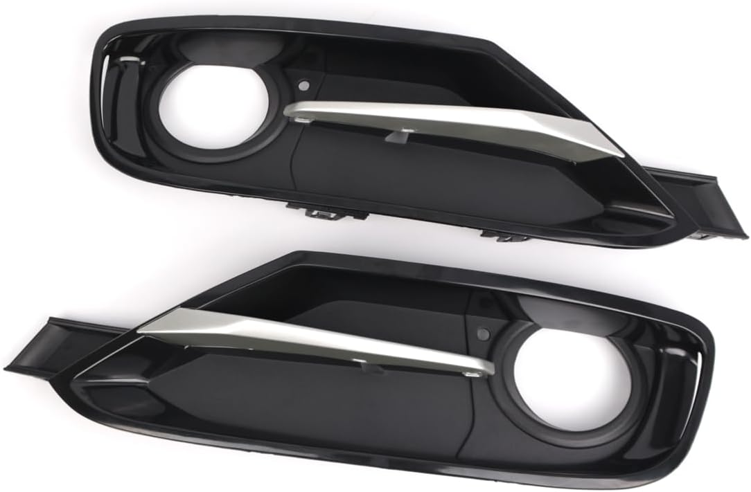 GSRECY Front Bumper Accessories Fog Light Lamp Grille Grill Chrome Cover Trim Compatible With BMW 3 Series F30 F31 2012-2015 320i 328i 335i (Grille Set)