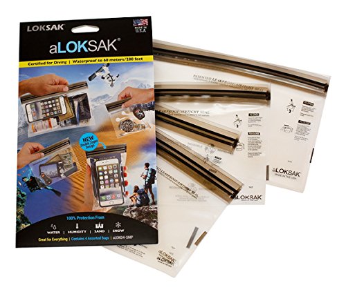 Preisvergleich Produktbild LOKSAK Aloksak Wasserdichter Beutel mit doppeltem Reißverschluss transparent, klein