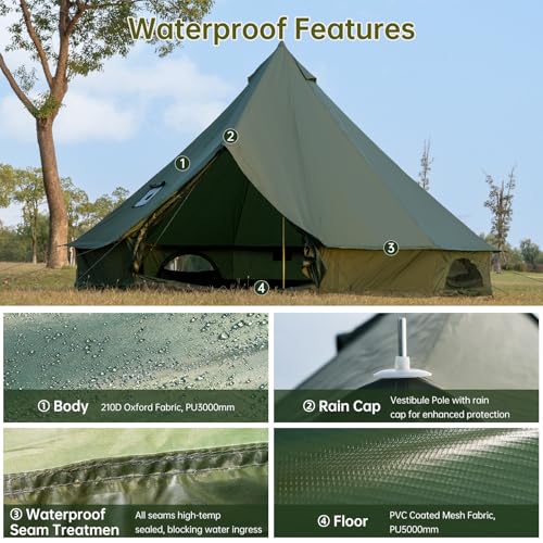 16.4ft Family Glamping Yurt