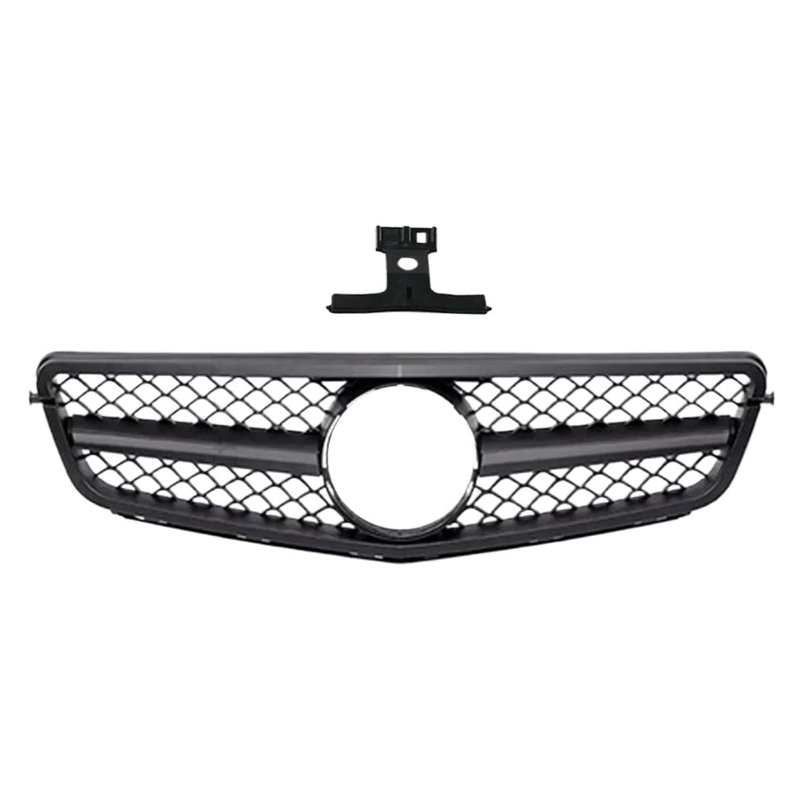 Per Mercedes Per Benz C W204 C43 2007-2014 Griglia Paraurti Anteriore(Matte Black)