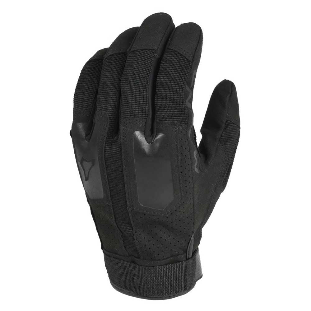 Macna Men's Black Sperrow Perforated Motorcycle Gloves