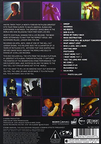 Faithless Live at Alexandra Palace DVD para revivir la mejor música electrónica en tus fiestas en casa 3