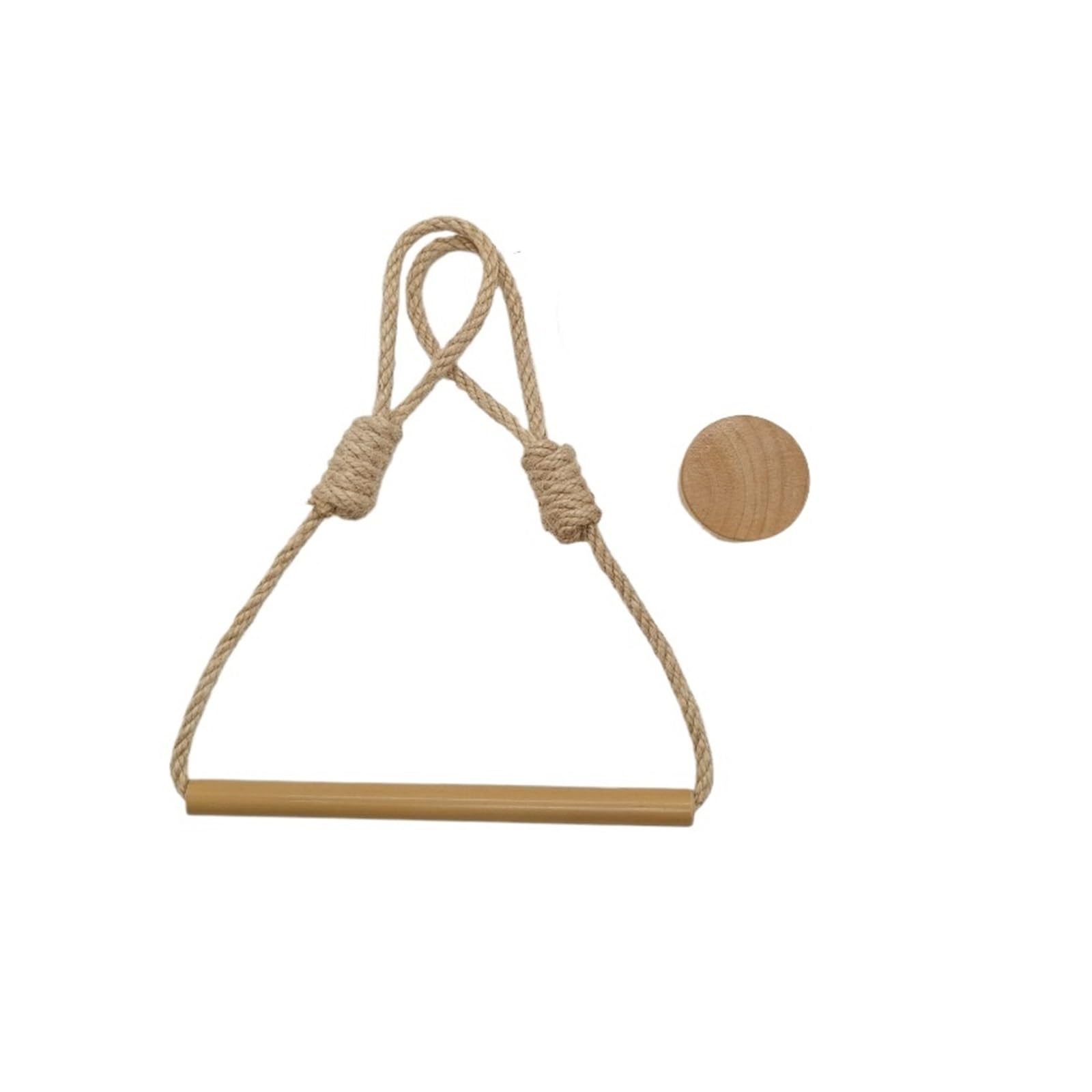 Rope Toilet Roll Holder Twine Roll Paper Wooden Towel Rack