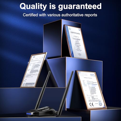 QGOO AC1300 USB 3.0 Wi-Fi Network Adapter w/ Dual 5dBi Antennas (2.4GHz/5GHz) - image 7