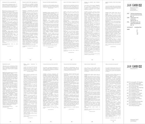 Jah Baumwoll/Polyamid-Feinstrickhandschuh mit Noppen (weiß/rot) – mittelschwer & griffsicher – für Kommissionierung, Versand & Regalservice