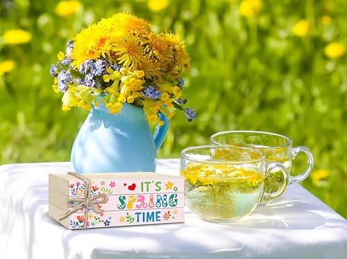 3-Pcs-Spring-Table-Decor-Welcome-Spring-Wooden-Block-Decorative-Spring-Floral-Book-Tiered-Tray-Decor-Rustic-Spring-Flowers-Decoration-Table-Decorative-for-Spring-Home-Farmhouse-Table-Shelf-04 3 Pcs Spring Table Decor Welcome Spring Wooden Block Decorative Spring Floral Book Tiered Tray Decor Rustic Spring Flowers Decoration Table Decorative for Spring Home Farmhouse Table Shelf 04